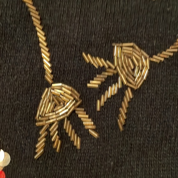 Vintage 1980s card game Angora blend sweater size medium - Picture 13 of 15